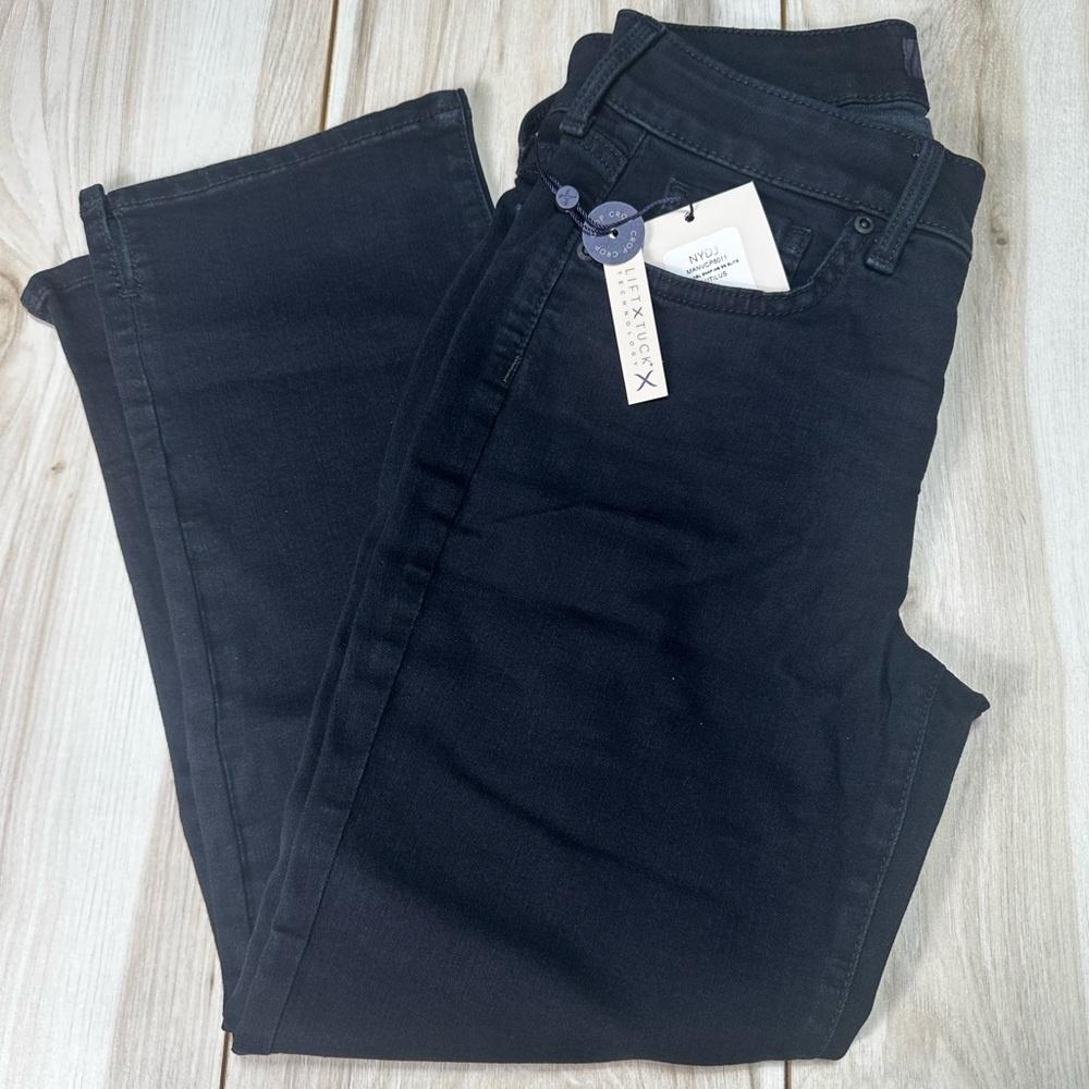 NYDJ Cool Embrace Skinny Capri Double Snapped Side Slit Size‎ 00 Nautilus  - New